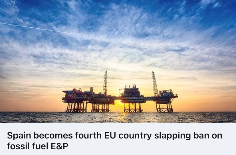 Spain Bans Exploration and Production Of A Resource That It Does Not Have